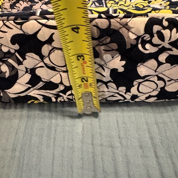 Vera Bradley Yellow and Black Floral Crossbody Bag - Picture 7 of 7